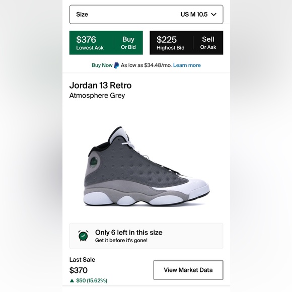 Air Jordan 13 “Atmosphere Grey” - Picture 9 of 9